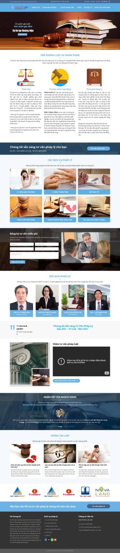 Theme wordpress văn phòng luật sư 3 giá rẻ