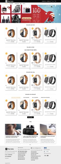 Theme wordpress mac shop giá rẻ