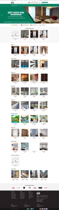 Theme wordpress bán mành rèm 2 giá rẻ