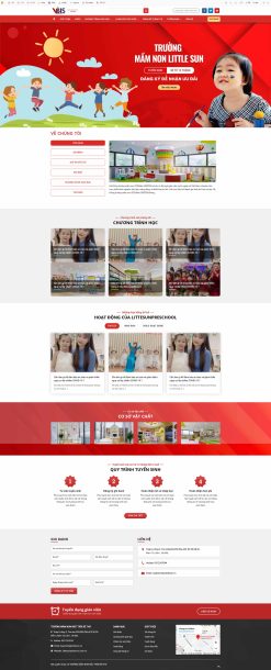 Theme wordpress trường mầm non giá rẻ
