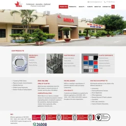 Theme WordPress công ty sản xuất linh kiện giá rẻ