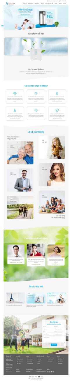 Theme wordpress máy lọc 2 giá rẻ