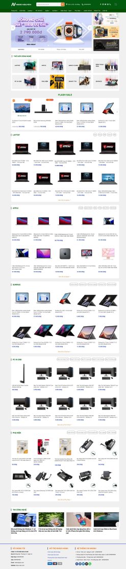 Theme wordpress máy tính 10 giống ngocnguyen.vn giá rẻ
