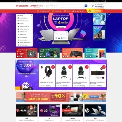 Theme WordPress bán máy tính, laptop 03 giá rẻ