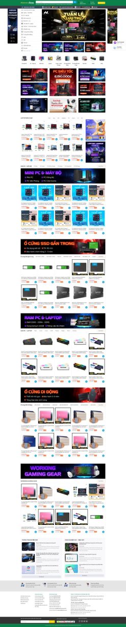 Theme wordpress máy tính giống memoryzone giá rẻ