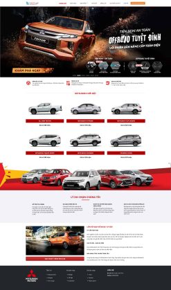 Theme wordpress bán xe misimishi giá rẻ