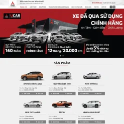 Theme WordPress bán ô tô Misubishi 03 giá rẻ