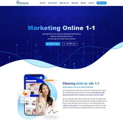 Theme WordPress landing page tư vấn marketing online giá rẻ