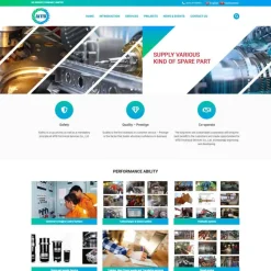 Theme WordPress công ty sửa chữa tàu, thuyền giá rẻ