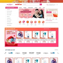 Theme WordPress mỹ phẩm 19 giá rẻ