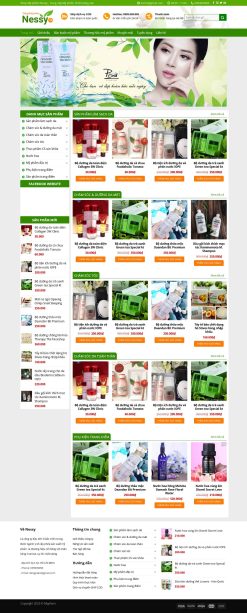 Theme wordpress shop mỹ phẩm 2 giá rẻ