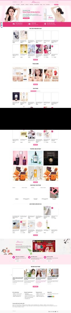 Theme wordpress mỹ phẩm 5 giá rẻ