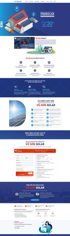 Theme wordpress điện năng lượng mặt trời giá rẻ