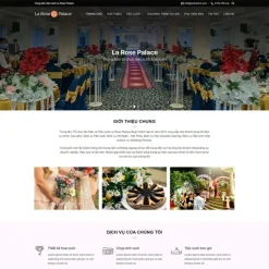 Theme wordpress nhà hàng tiệc cưới giá rẻ