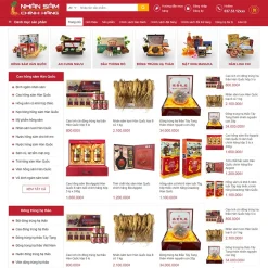 Theme WordPress bán nhân sâm giá rẻ