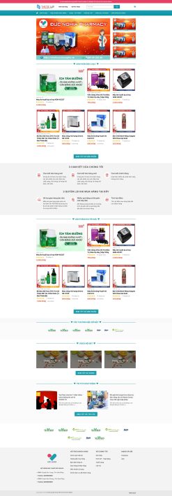 Theme wordpress nhà thuốc 01 giá rẻ