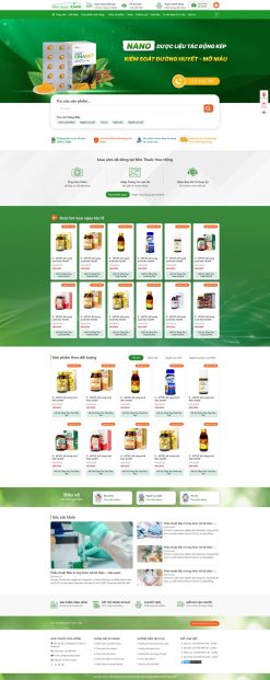 Theme wordpress nhà thuốc 6 giá rẻ
