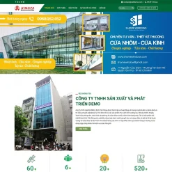 Theme WordPress công ty nhôm kính 05 giá rẻ