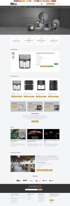 Theme WordPress Nồi Chiên Không Dầu: Giá Rẻ, Đẹp và Chuẩn SEO giá rẻ