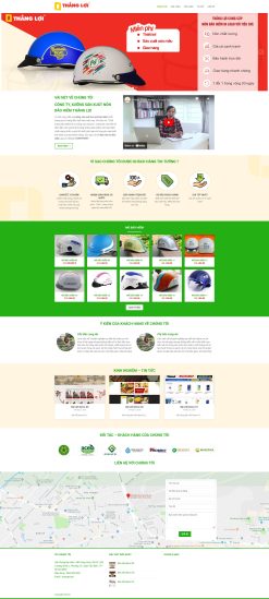 Theme wordpress bán nón bảo hiểm giá rẻ