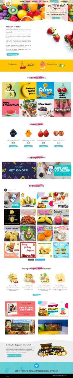 Theme wordpress nong sản trái cây giá rẻ