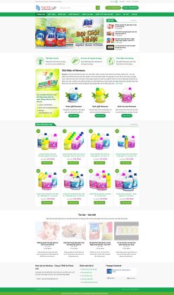 Theme wordpress shop bán nước giặt giá rẻ