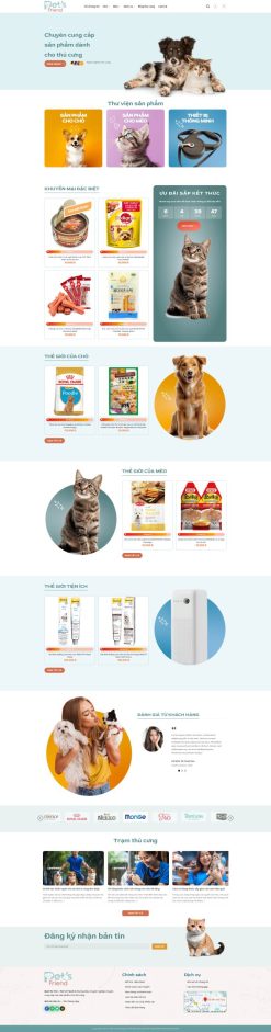 Theme wordpress dịch vụ thú cưng chó mèo giá rẻ