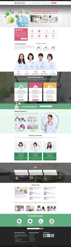 Theme wordpress phòng khám đa khoa 4 giá rẻ