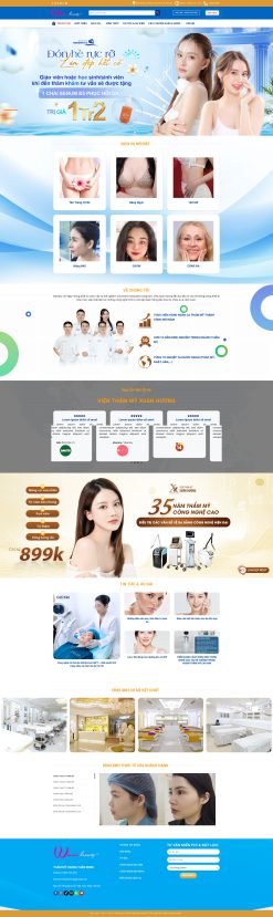 Theme wordpress thẩm mỹ viện phòng khám 6 giá rẻ