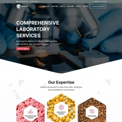 Theme WordPress phòng lab thí nghiệm y tế giá rẻ