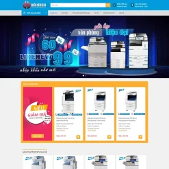 Theme WordPress bán và cho thuê máy Photocopy 02 giá rẻ