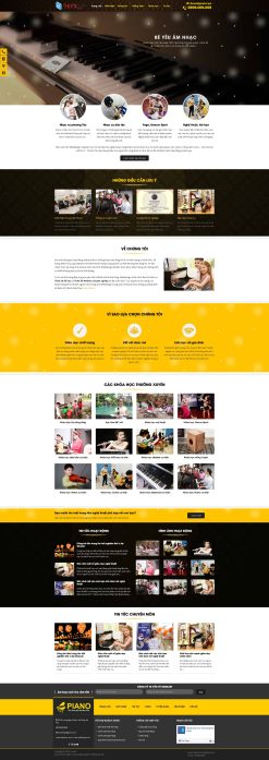 Theme wordpress shop piano giá rẻ