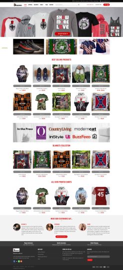 Theme wordpress shop thời trang pod giá rẻ