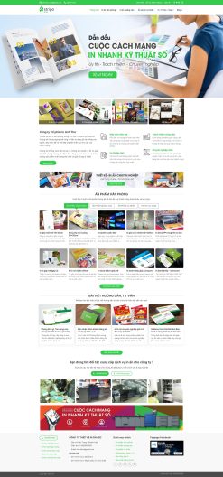 Theme wordpress tiệm in ấn giá rẻ