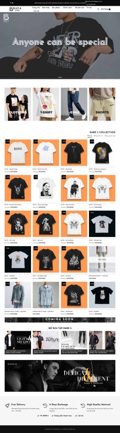 Theme wordpress bán quần áo giá rẻ