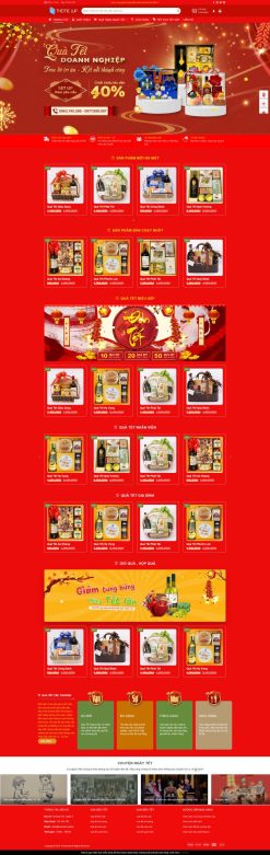 Theme wordpress bán quà tết 2 giá rẻ