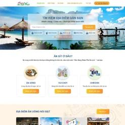 Theme WordPress review địa điểm du lịch, ăn uống giá rẻ