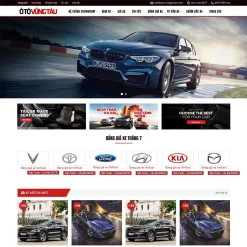 Theme WordPress đánh giá, mua bán ô tô giá rẻ