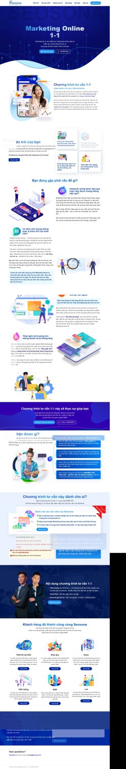 Theme wordpress giới thiệu công ty dạy seo Seosona giá rẻ