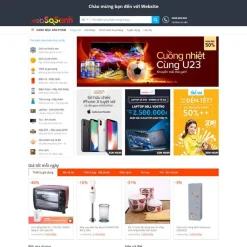 Theme WordPress cửa hàng thiết bị gia dụng giá rẻ