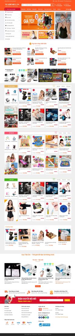 Theme wordpress shop đồ gia dụng tổng hợp giá rẻ