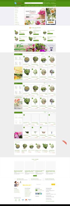Theme wordpress shop hoa tươi 01 giá rẻ