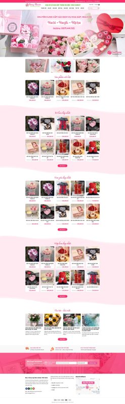 Theme wordpress shop hoa tươi 03 giá rẻ