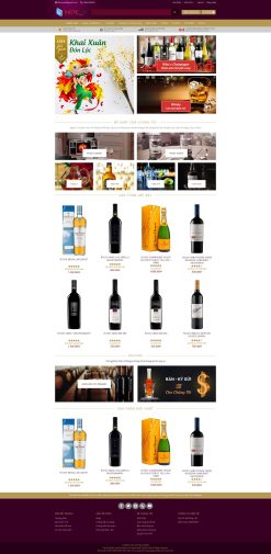 Theme wordpress shop rượu giá rẻ