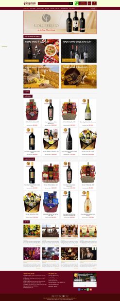 Theme wordpress Shop Bán Rượu 1 giá rẻ