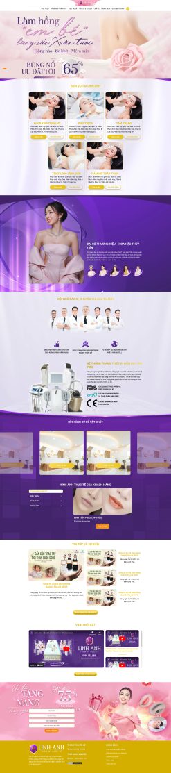 Theme wordpress spa thẩm mỹ 18 giá rẻ