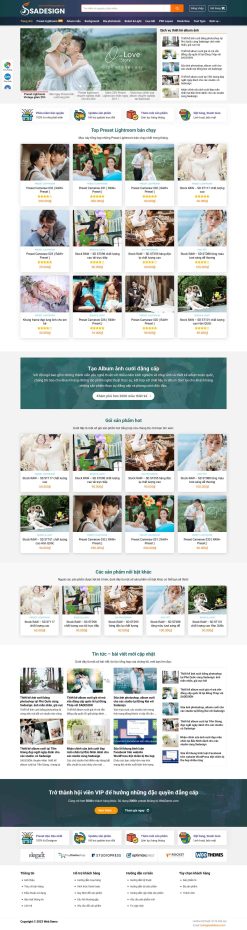 Theme wordpress bán file đồ họa stock giá rẻ