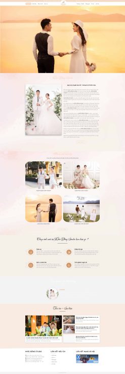 Theme wordpress studio áo cưới giá rẻ