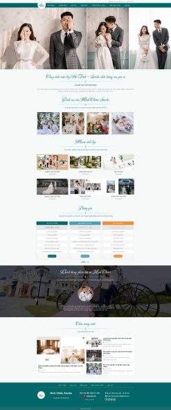 Theme wordpress studio áo cưới 2 giá rẻ