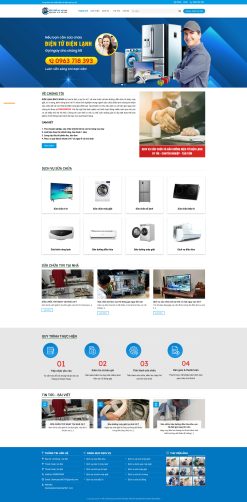 Theme wordpress sửa điện lạnh giá rẻ